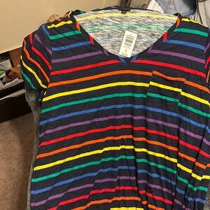 Torrid pride shirt with tags size 5